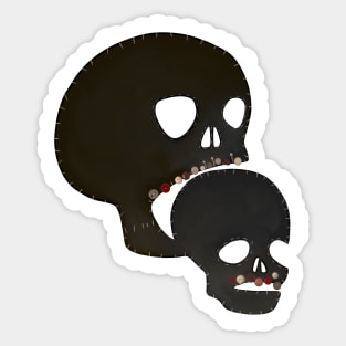 Cannibal Skull Sticker